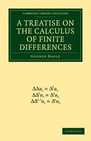 Cover of: A treatise on the calculus of finite differences by George Boole