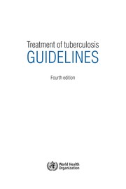 Cover of: Treatment of tuberculosis | World Health Organization