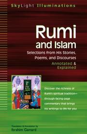 Cover of: Rumi and Islam: Selections from His Stories, Poems, and Discourses--Annotated & Explained