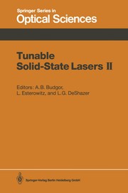 Tunable solid-state lasers II by Leon Esterowitz, Larry G. DeShazer