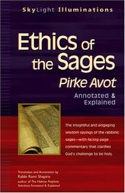 Ethics of the Sages by Rami M. Shapiro