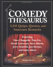Cover of: Comedy Thesaurus