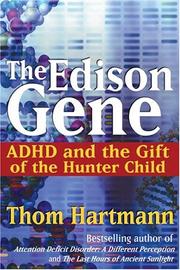 Cover of: The Edison Gene by Thom Hartmann, Lucy Jo Palladino