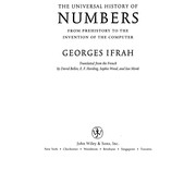 Cover of: The universal history of numbers by Georges Ifrah