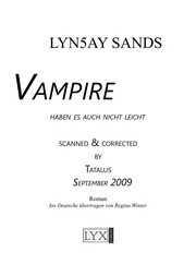 Vampire haben's auch nicht leicht by Lynsay Sands