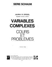 Complex Variables With an Introduction to Confo by Murray R. Spiegel