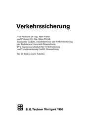 Cover of: Verkehrssicherung