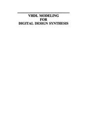 Cover of: VHDL Modeling for Digital Design Synthesis | Yu-Chin Hsu