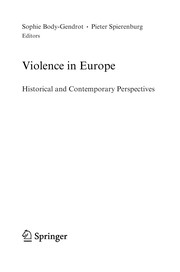 Cover of: Violence in Europe | 