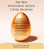 Cover of: The Best Investment Advice I Ever Received by Liz Claman
