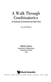 Cover of: A Walk Through Combinatorics | Miklos Bona