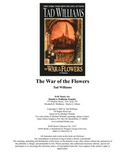 Cover of: The war of the flowers | Tad Williams