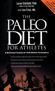 Cover of: The Paleo diet for athletes by Loren Cordain