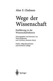 Cover of: Wege der Wissenschaft: Einführung in die Wissenschaftstheorie