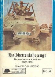 Cover of: Halbkettenfahrzeuge: German half-track vehicles, 1939-1945