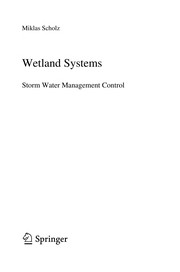 Cover of: Wetland systems | Miklas Scholz