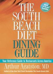 Cover of: The South Beach Diet Dining Guide by Arthur Agatston