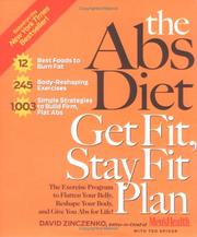 Cover of: The abs diet get fit, stay fit plan by David Zinczenko