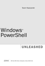 Cover of: Microsoft PowerShell unleashed | Tyson Kopczynski
