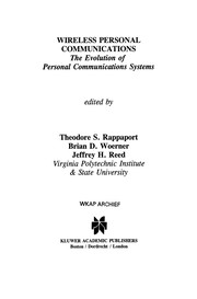 Cover of: Wireless Personal Communications | Theodore S. Rappaport