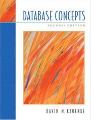 Cover of: Database Concepts (2nd Edition) by David M. Kroenke