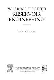 Cover of: Working guide to reservoir engineering