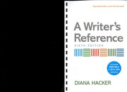 Cover of: A writer's reference by Diana Hacker