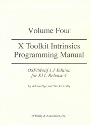 Cover of: X Toolkit Intrinsics Programming Manual by Adrian Nye