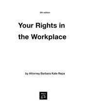 Cover of: Your rights in the workplace | Barbara Kate Repa