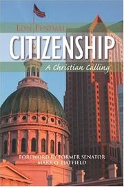 Cover of: Citizenship: A Christian Calling