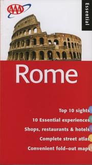 Cover of: Rome Essential Guide (Aaa Essential Rome)
