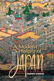Cover of: A modern history of Japan by Gordon, Andrew