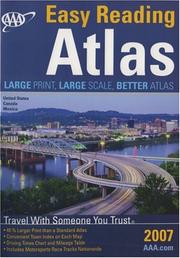 Cover of: AAA Easy Reading North American Road Atlas 2007 (Aaa North American Road Atlas (Large Print))