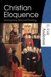 Cover of: Christian Eloquence | C. Colt Anderson