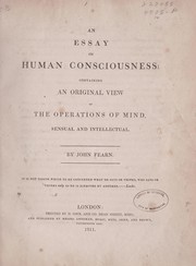 Cover of: An essay on human consciousness