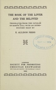 Cover of: The book of the lover and the beloved