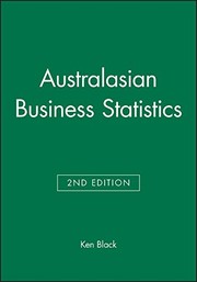 Cover of: Australasian Business Statistics 2E