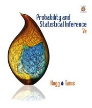 Cover of: Probability and Statistical Inference (7th Edition) by Robert V. Hogg, Elliot A. Tanis