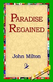 Cover of: Paradise Regained by John Milton