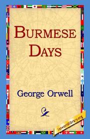 Cover of: Burmese Days by George Orwell