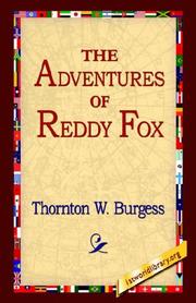 Cover of: The Adventures of Reddy Fox by Thornton W. Burgess