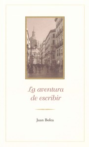 Cover of: La aventura de escribir by 
