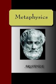 Cover of: Metaphysics - Aristotle by Aristotle