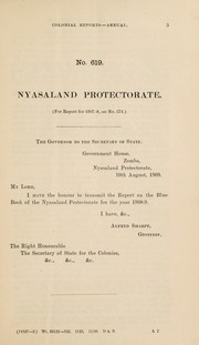 Cover of: Nyasaland | Great Britain. Colonial Office