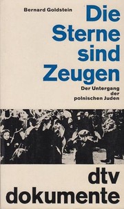 Cover of: Die Sterne sind Zeugen: Der Untergang der polnischen Juden