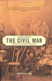 Cover of: A people's history of the Civil War by Williams, David