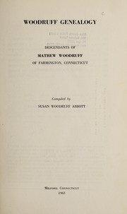 Woodruff genealogy by Susan Emma Woodruff Abbott