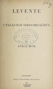 Cover of: Levente by Jókai, Mór