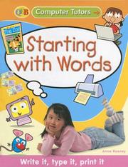 Cover of: Starting With Words (Computer Tutors)