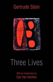 Cover of: Three Lives by Gertrude Stein